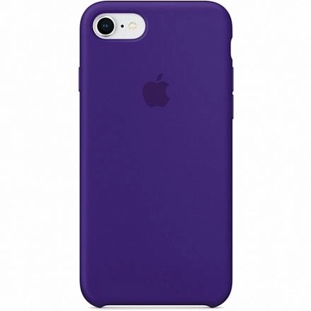 Чехол Silicone Case для iPhone 7 / 8, темно-фиолетовый купить