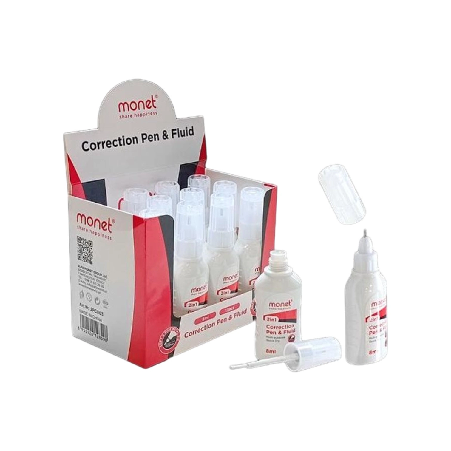 Ручка-корректор Monet Office 8 мл, 2PC003 купить