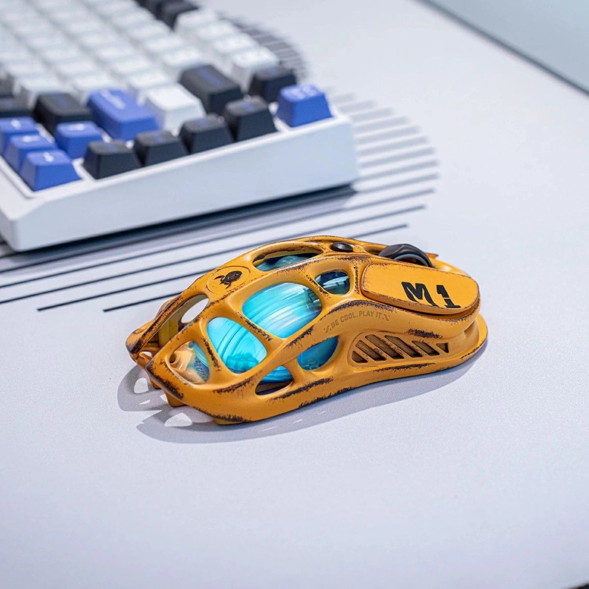 Simsiz o'yin sichqonchasi GravaStar Mercury M1 Pro, Cyberpunk Yellow O'zbekistonda
