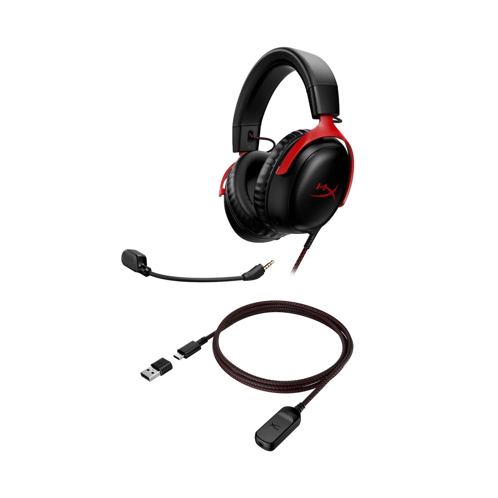 Компьютерные наушники HyperX Cloud III, Black-red рассрочка