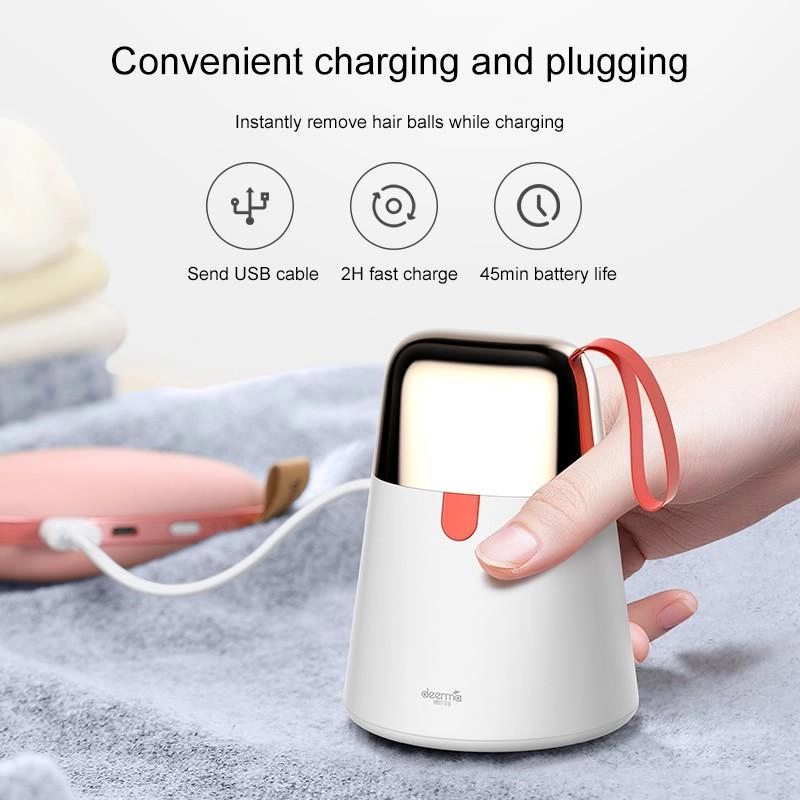 Xiaomi Deerma Rechargeable Lint Remover Gold mato yuzasini dumaloqchalardan tozalovchi mashinkasi O'zbekistonda