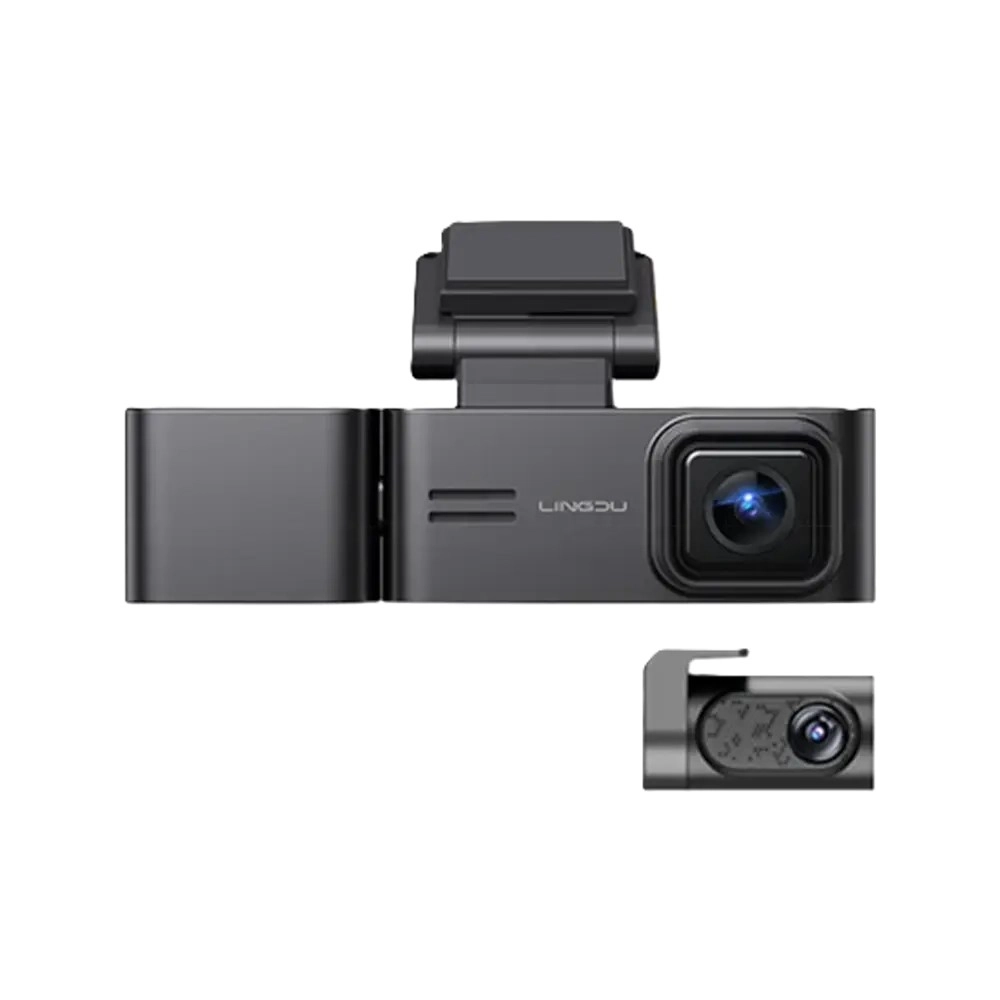 LINGDU Dash Cam C34 3 Channels 4K videoregistratori , Black arzon