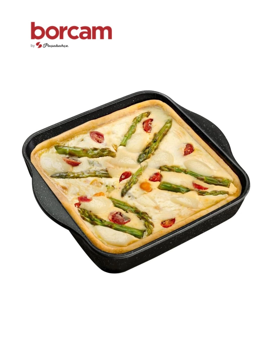 Kvadrat pishirish formasi Pasabahce Borcam, 2000 ml (59034) arzon