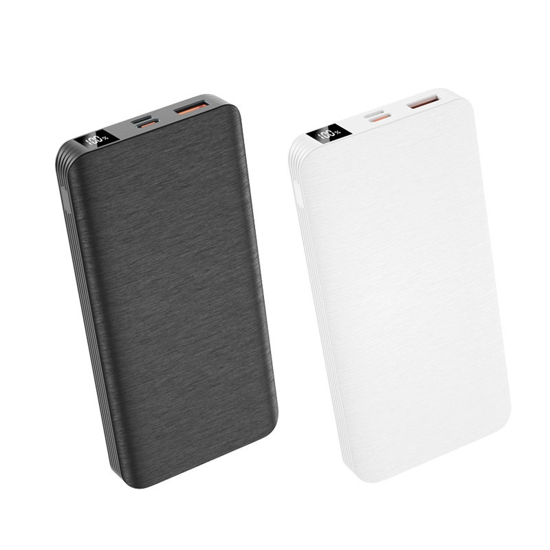 XO PR143 10000mAh 22.5W qora tashqi akkumulyatori arzon