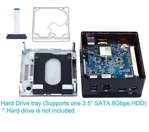 Gigabyte Мини-ПК Barebone (BRIX) GB-BACE-3160 цена