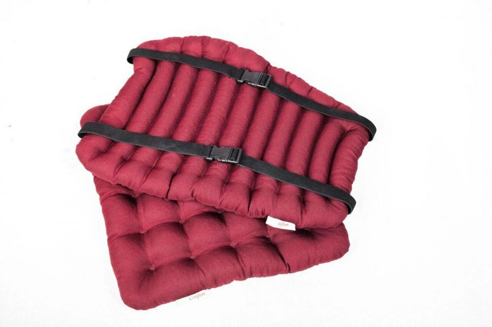 Avtomobil uchun kichik ortopedik yostiqlar to‘plami (3tasi 1tada) (Qora, Kulrang, To‘q kulrang, To‘q qizil, Qizil, Tillarang) rasm bilan