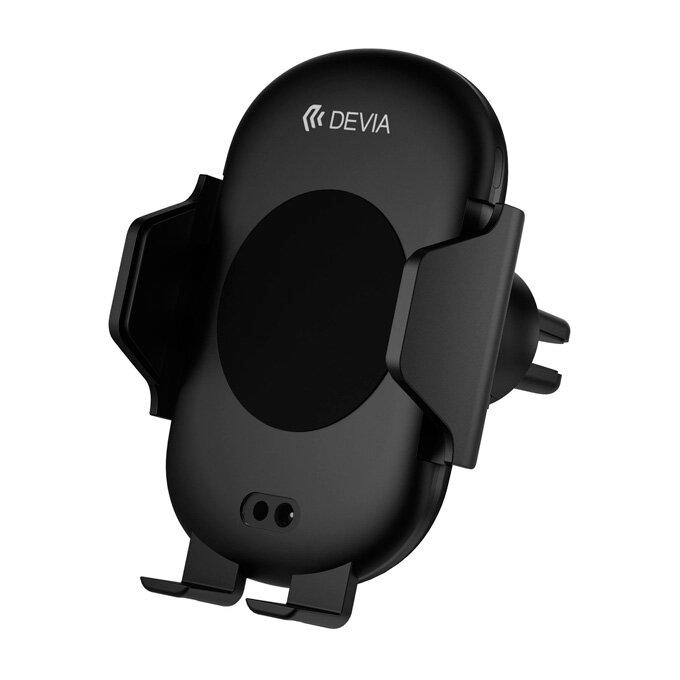 Автомобильный держатель с беспроводной зарядкой Devia Smart Infrared Sensor Wireless Charger Car Mount недорого