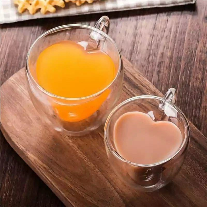 Кружка с двойными стенками Сердечка 150ml в Узбекистане