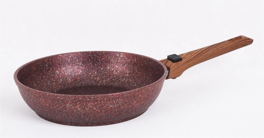 Сковорода Kukmara Granit Ultra Red, 28 см, со съемной ручкой (сга282а) недорого