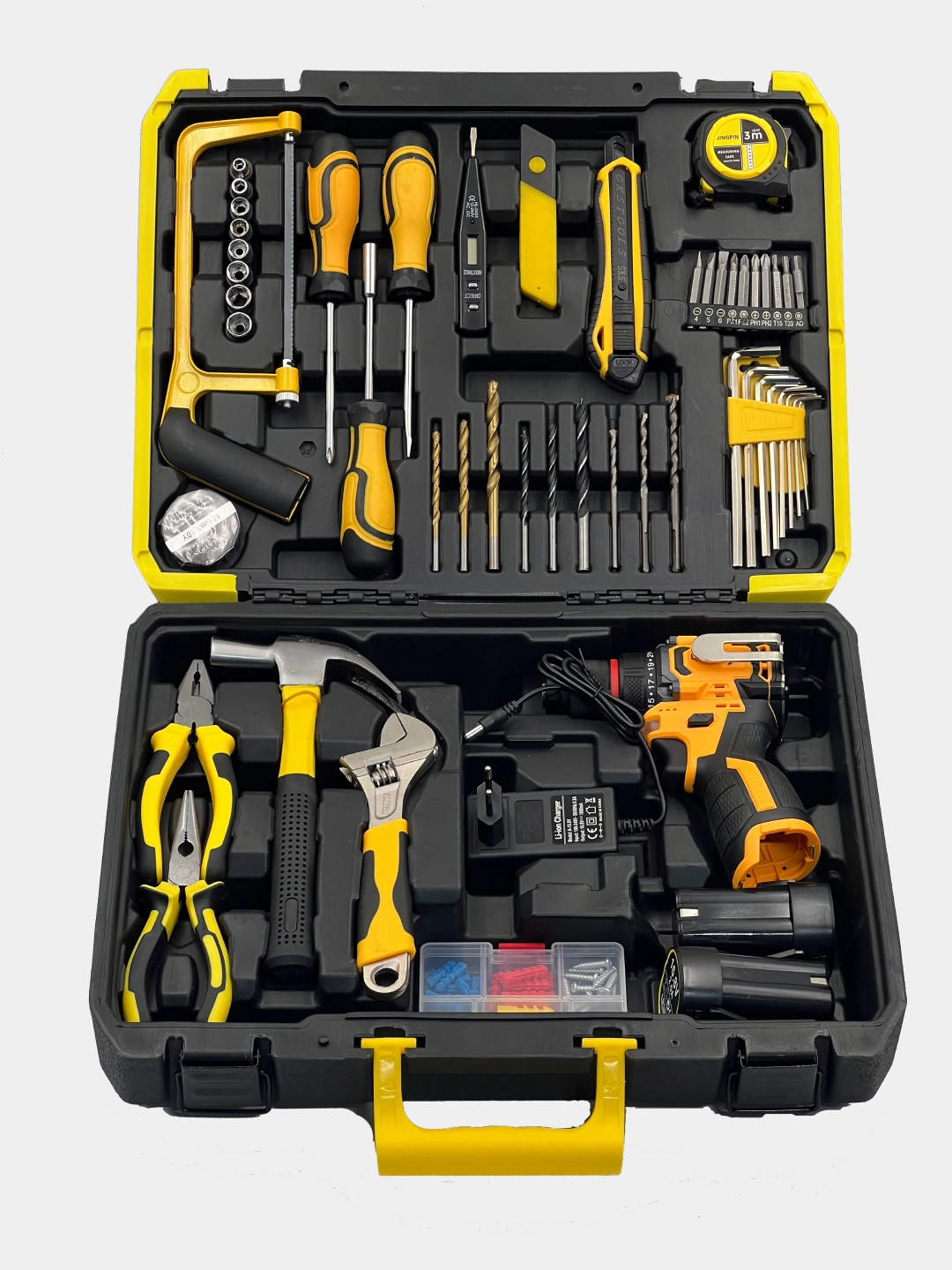 Akkumulyatorli shuropovyor, 120 dona to'plam bilan UBAY UB-1015 (1-1015 120PCS) bo'lib to'lash