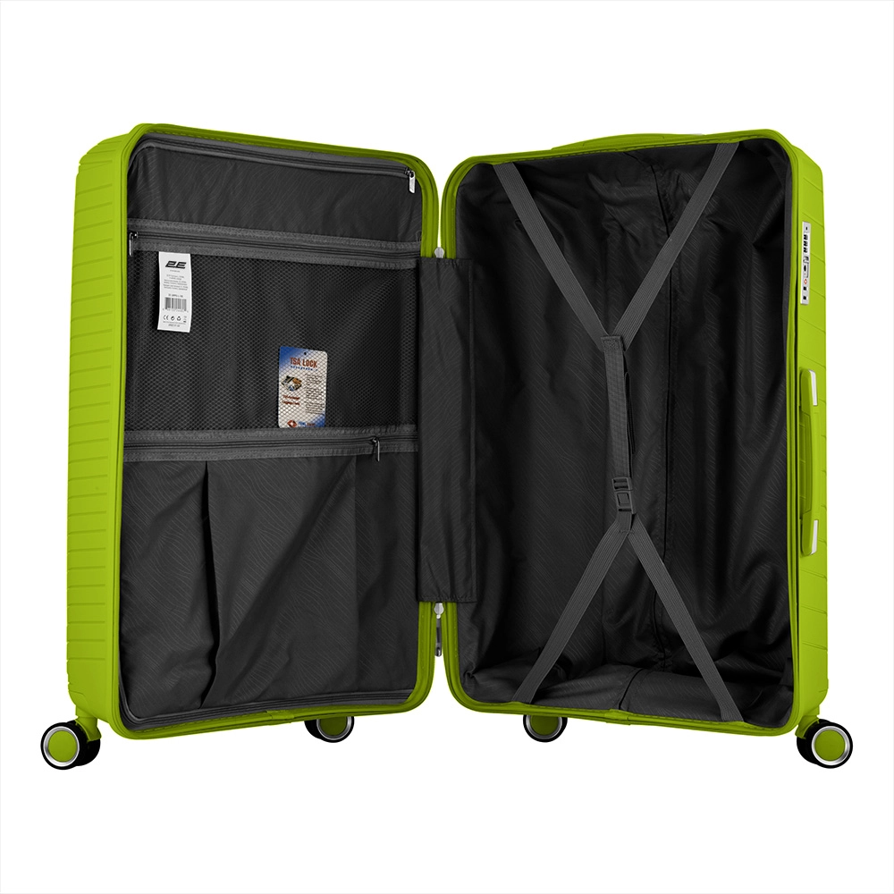 Чемодан пластиковый 2E Sigma (Средний) Green apple купить