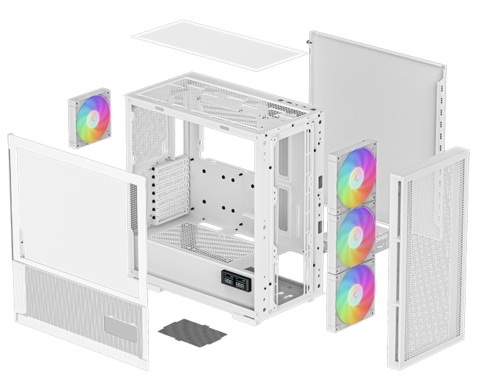 Компьютерный корпус DeepCool CH560 Digital White купить