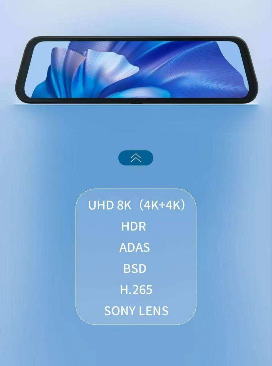 Videoregistrator Dominant D999S pro Wi-Fi (4K+4K) 2 kameralik arzon