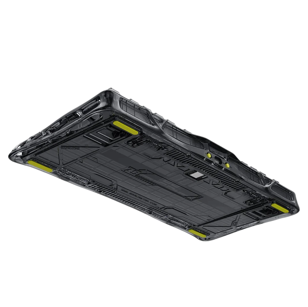 GravaStar Mercury K1 Lite o‘yin klaviaturasi (GS K1 LITE_XTAL_BLK) , Transparent Black arzon