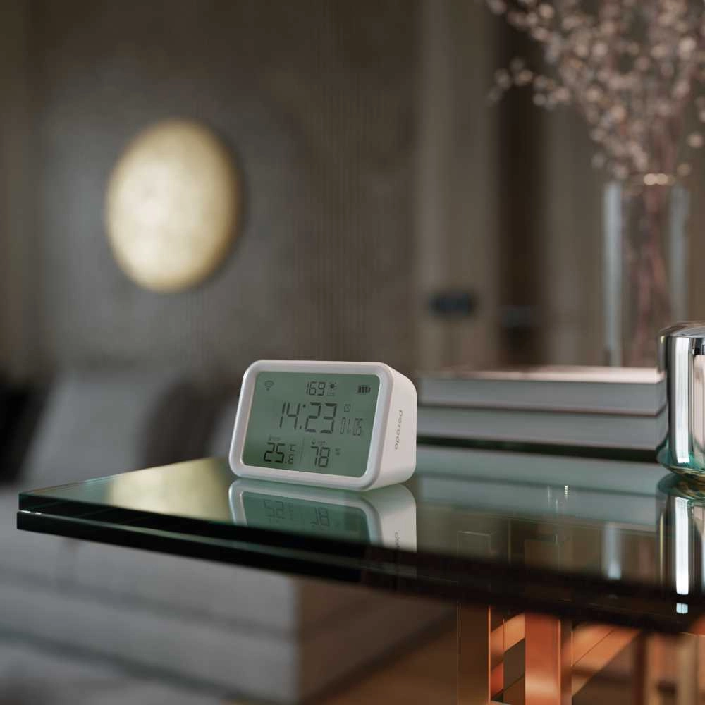 Porodo Lifestyle Wi-Fi Smart Clock aqlli budilnigi arzon