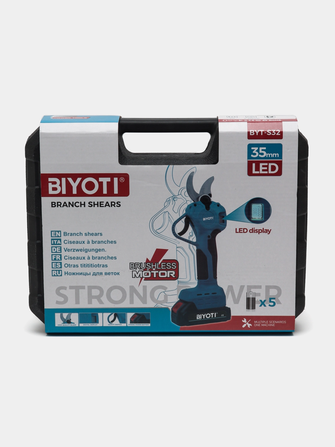 Akkumulyatorli sekator BIYOTI BYT-S32 26 V (2-35S) onlayn