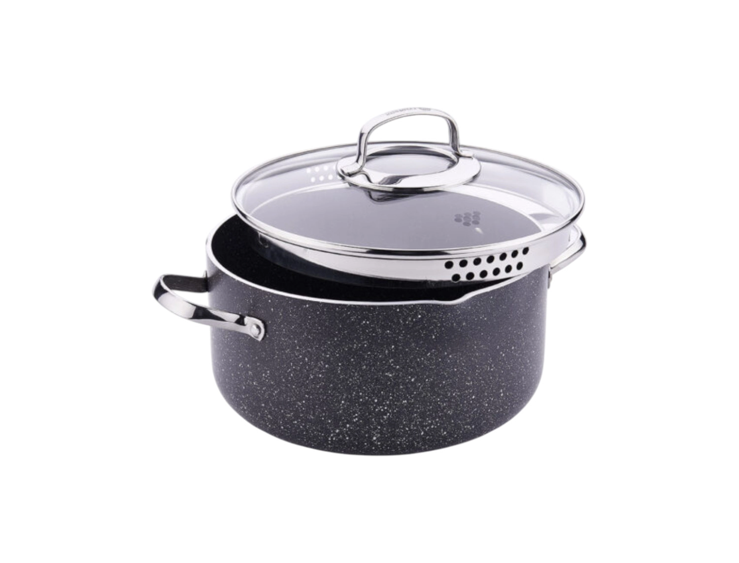 Korkmaz Galaksi 28 sm 8.5 l (A2957) alyuminiy, yopishmaydigan kastryulkasi , Black O'zbekistonda