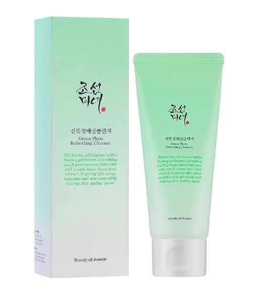 Освежающий гель для умывания с зелёной сливой Beauty of Joseon Green Plum Refreshing Cleanser недорого
