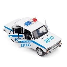 Игрушечная машина модель - VAZ-2105 Lada  полицейский белый недорого