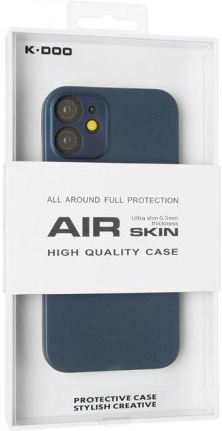 iPhone 12 mini uchun K-Doo Air Skin g‘ilofi, Blue arzon