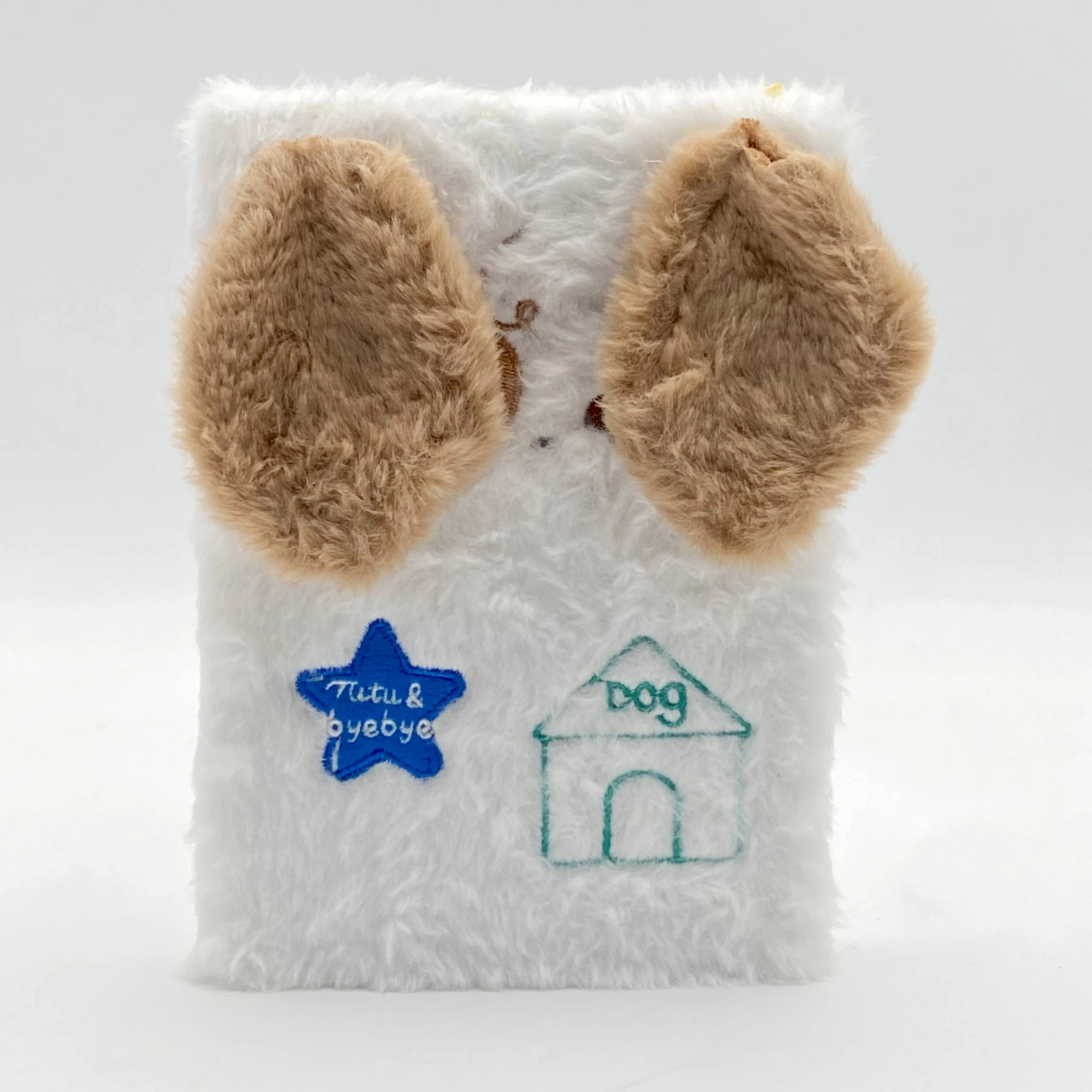 Pahmoq tukli bloknot kuchukcha, (oq) sotib olish