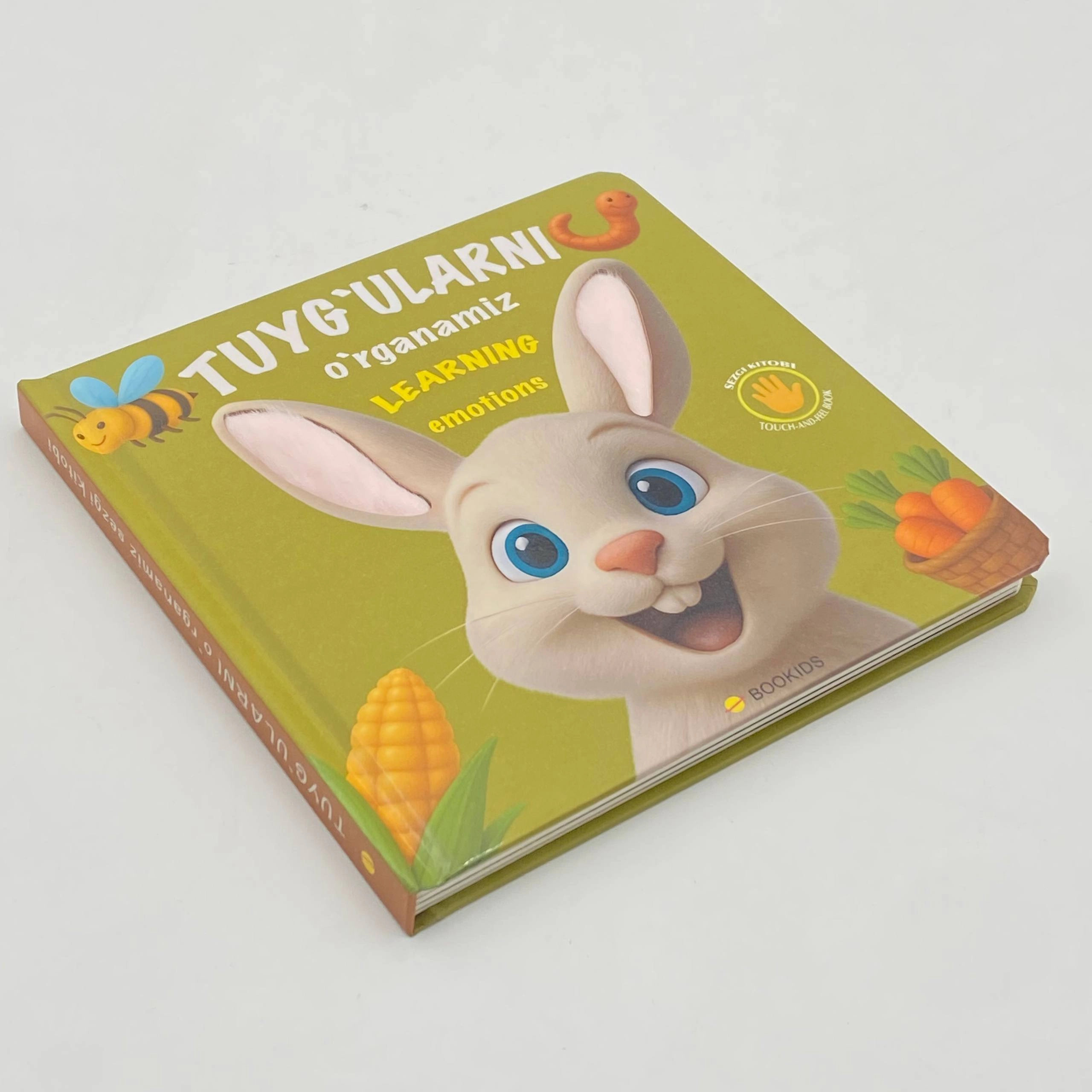 Sezgi kitobi: Tuyg'ularni o'rganamiz. Learning emotions (3 oy+) arzon