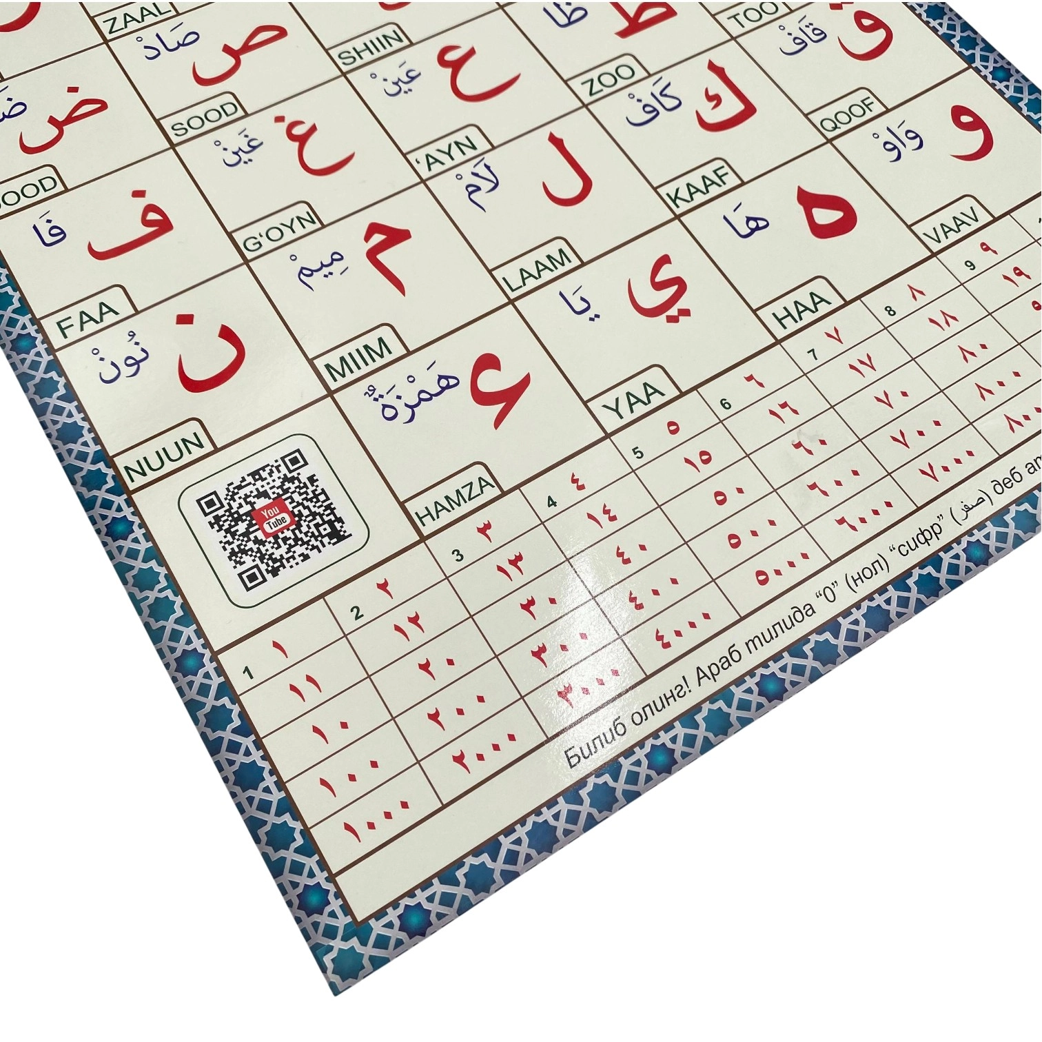 Arab Alifbosi va sonlar O'zbekistonda