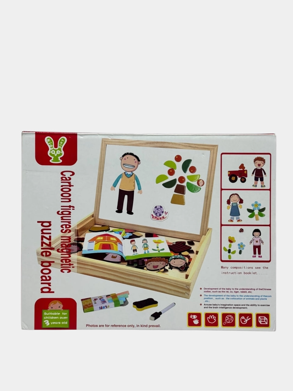 YX-9011 yog‘ochdan doska, magnitli shakllari bilan narxi