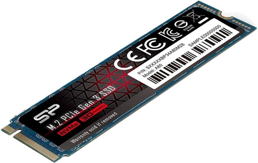SSD Silicon Power 1TB A80 M.2 NVMe недорого