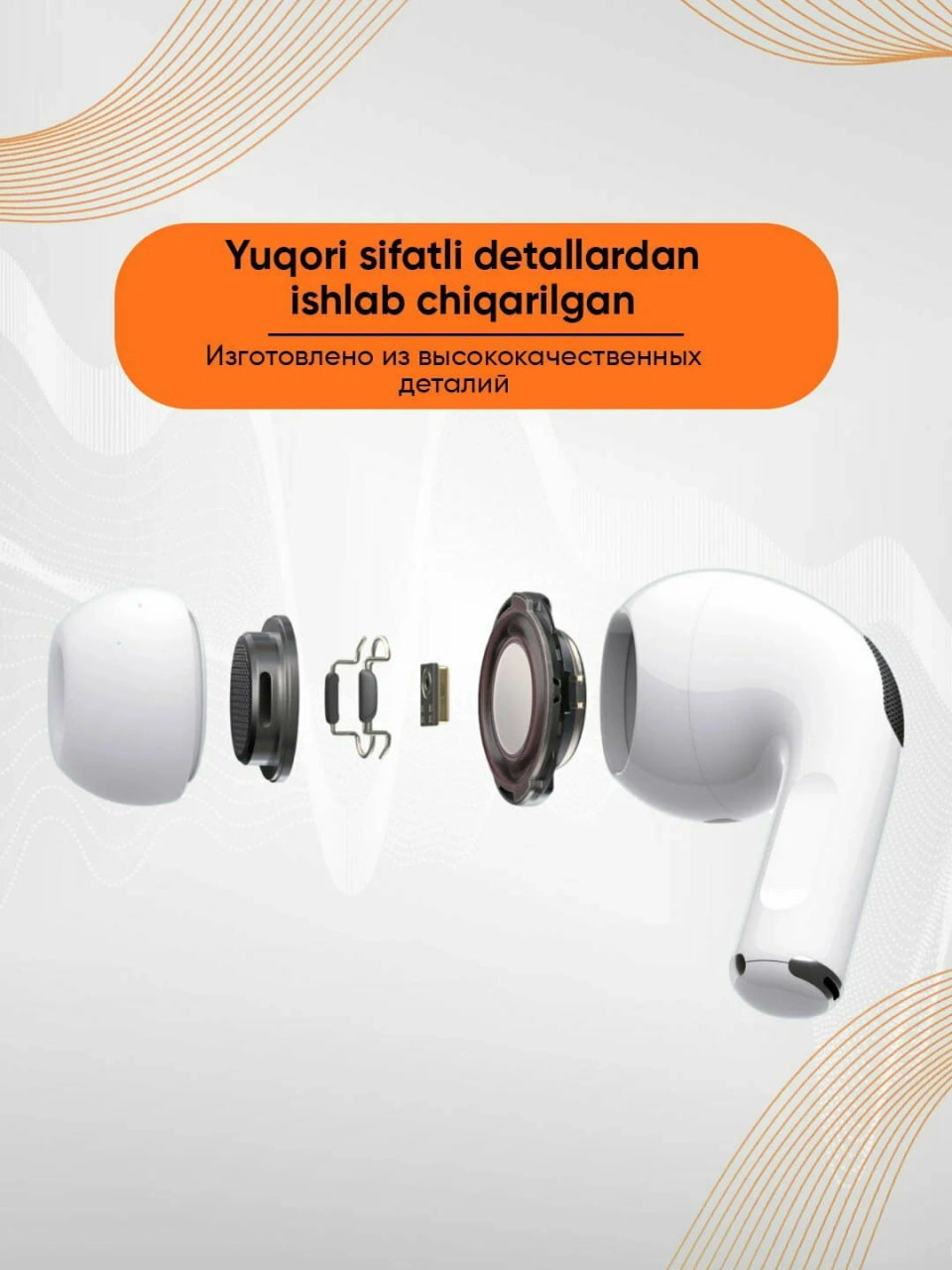 Inkax Airpods Pro 2  ANC simsiz quloqchini. Narxi uchun TOP! bo'lib to'lash
