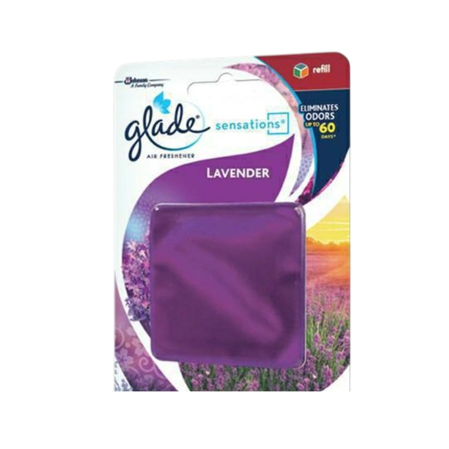 Гелевый ароматизатор освежитель Glade Sensations Lavender купить
