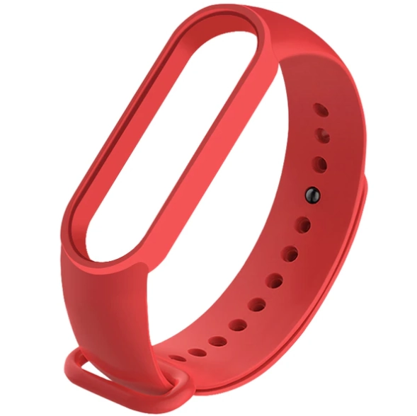 Силиконовый ремешок для Xiaomi Mi Band 3/4 Red купить