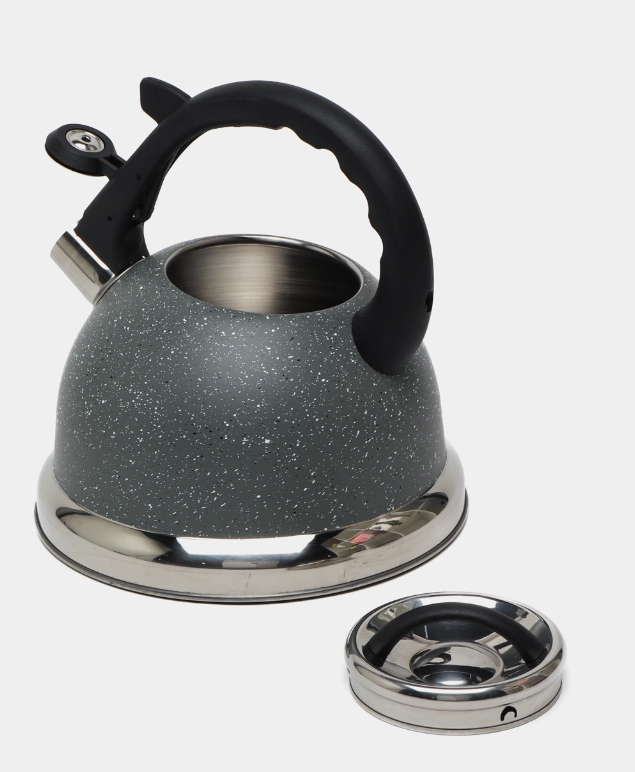 Чайник со свистком Domassi 7575 Серый (3.5Л) в Узбекистане