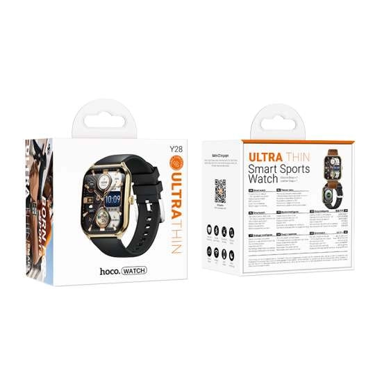 Hoco Y28 Amoled Gold smart soati arzon