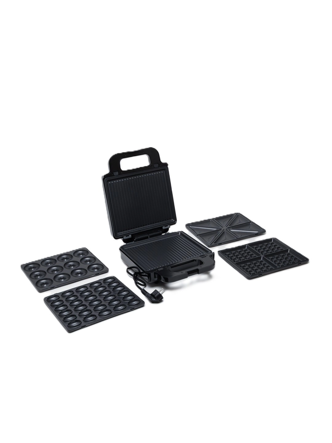 SONIFER SF-6143 5-in-1 sendvich tayyorlagichi , Black bo'lib to'lash