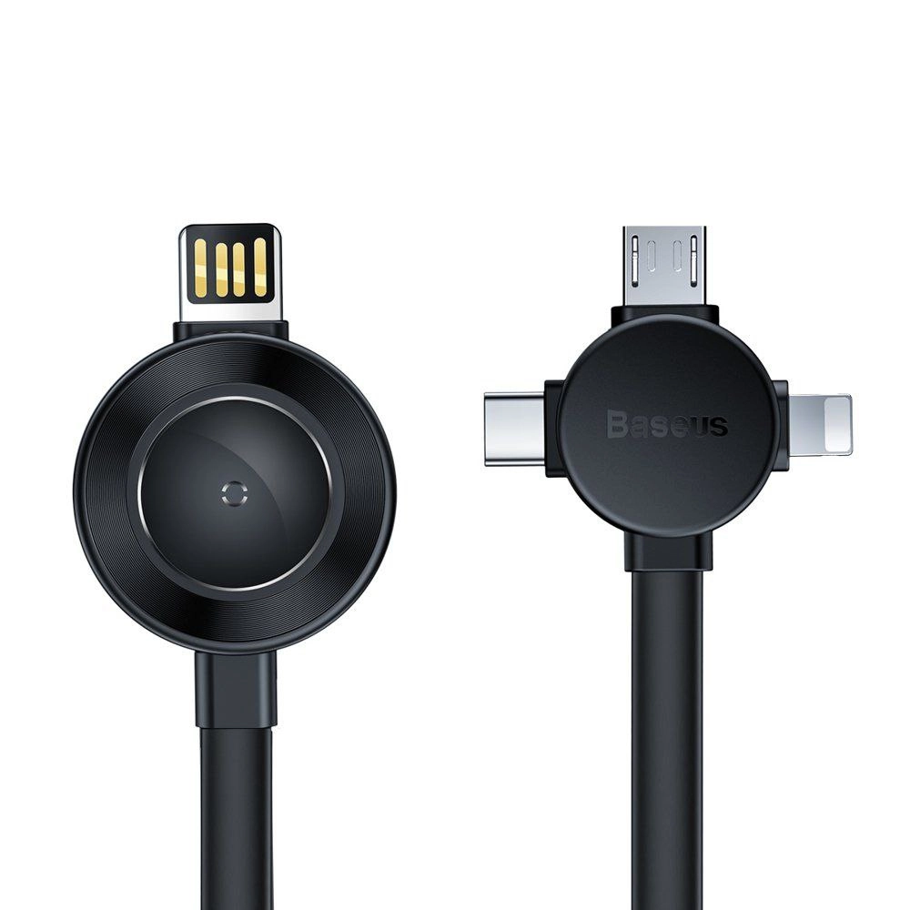 Baseus Star Ring Series 4 in 1 Wireless Charging Cable Micro-USB+Lightning+Type-C+Apple Watch kabeli sotib olish