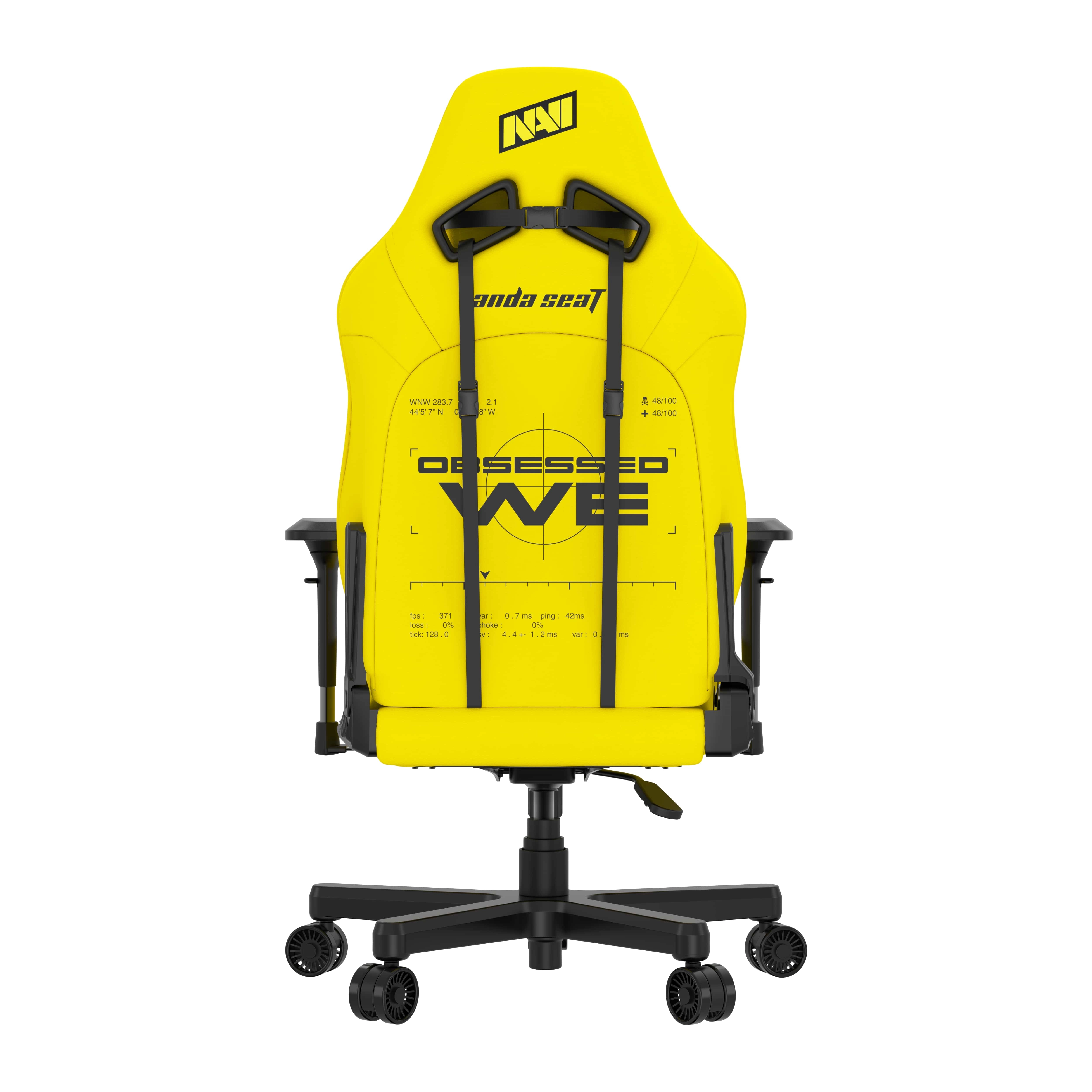 Anda Seat NAVI Edition Size L Yellow PVC o‘yin kreslosi onlayn