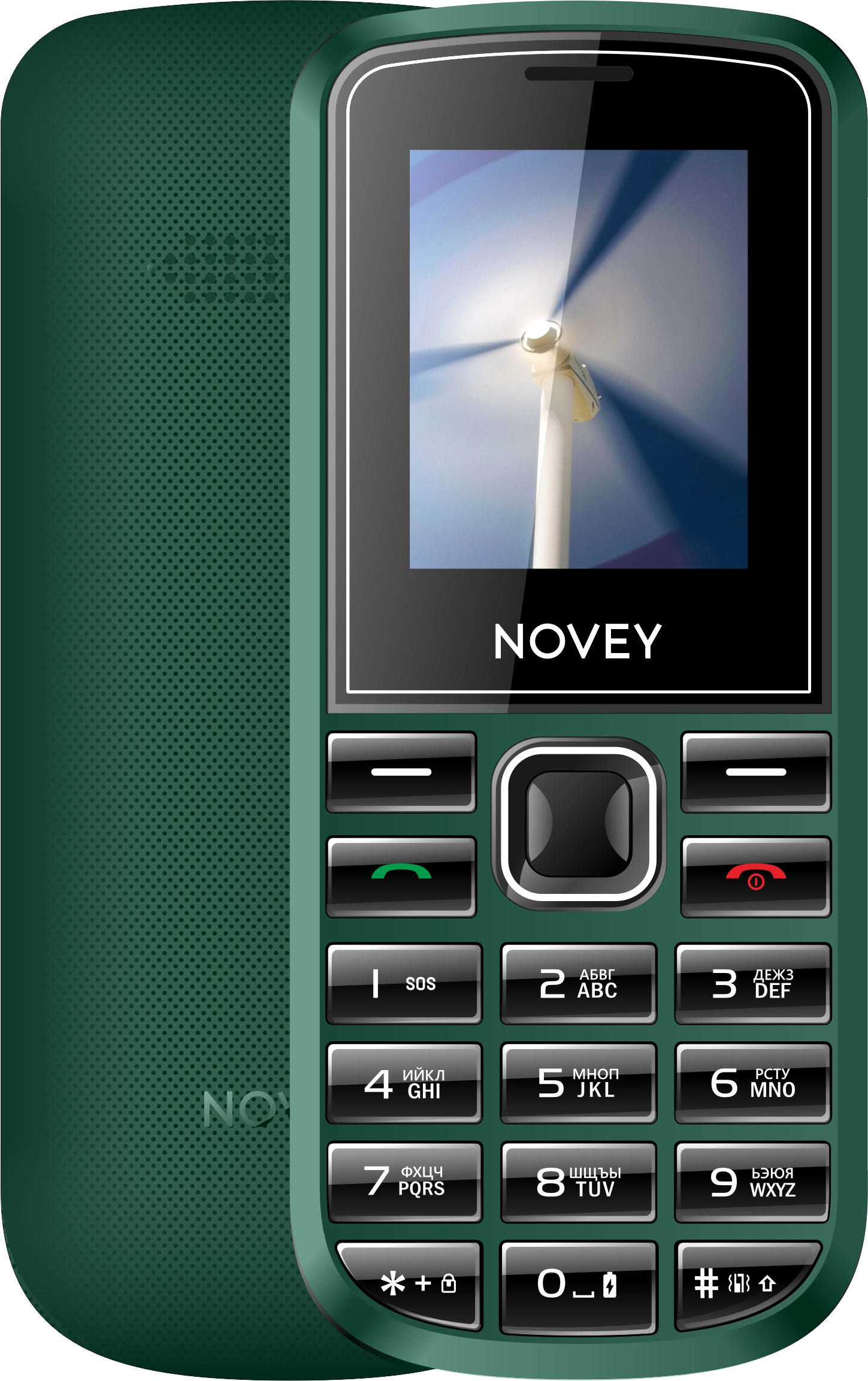 Novey 102  yashil rangli mobil telefoni sotib olish