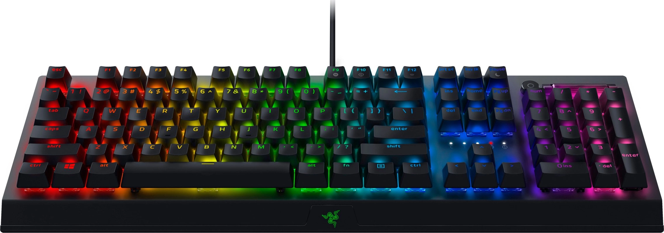 Razer BlackWidow V3 Razer Yellow Switch USB Black Klaviaturasi bo'lib to'lash