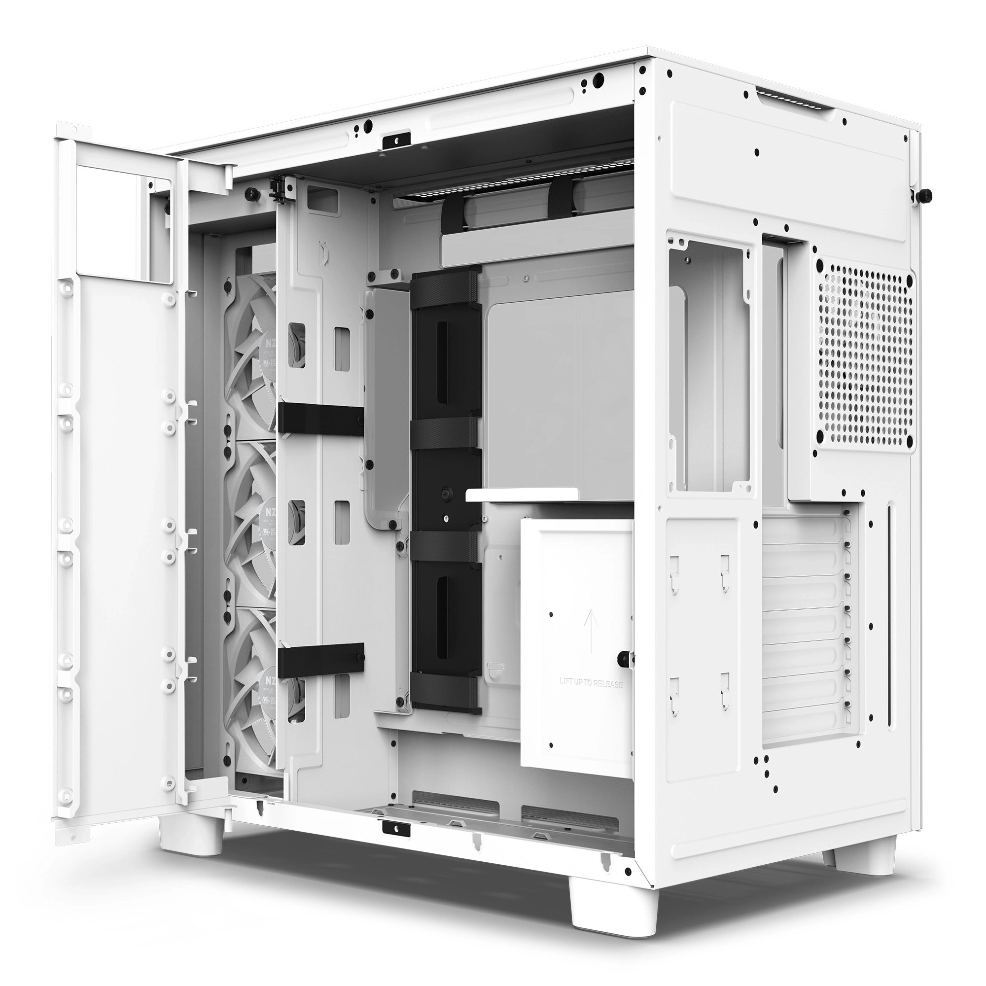 Корпус NZXT H9 Flow White рассрочка