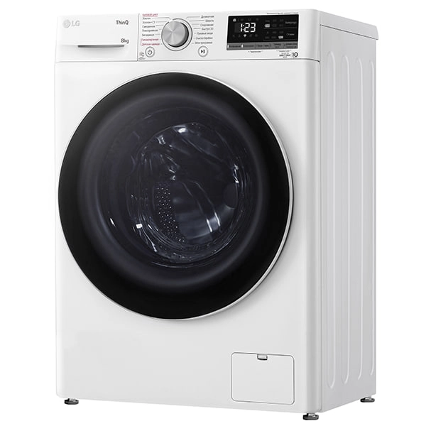 Стиральная машина LG F2V5PS0W 8 Кг AI DD Steam bo'lib to'lash