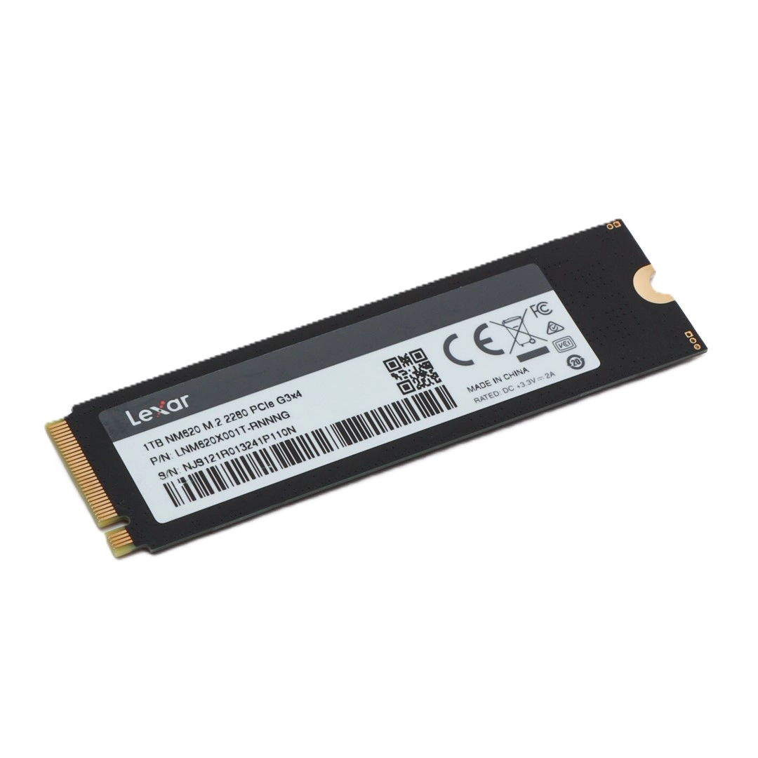 Lexar NM620 1TB M.2 NVMe SSD saqlash qurilmasi , Black bo'lib to'lash