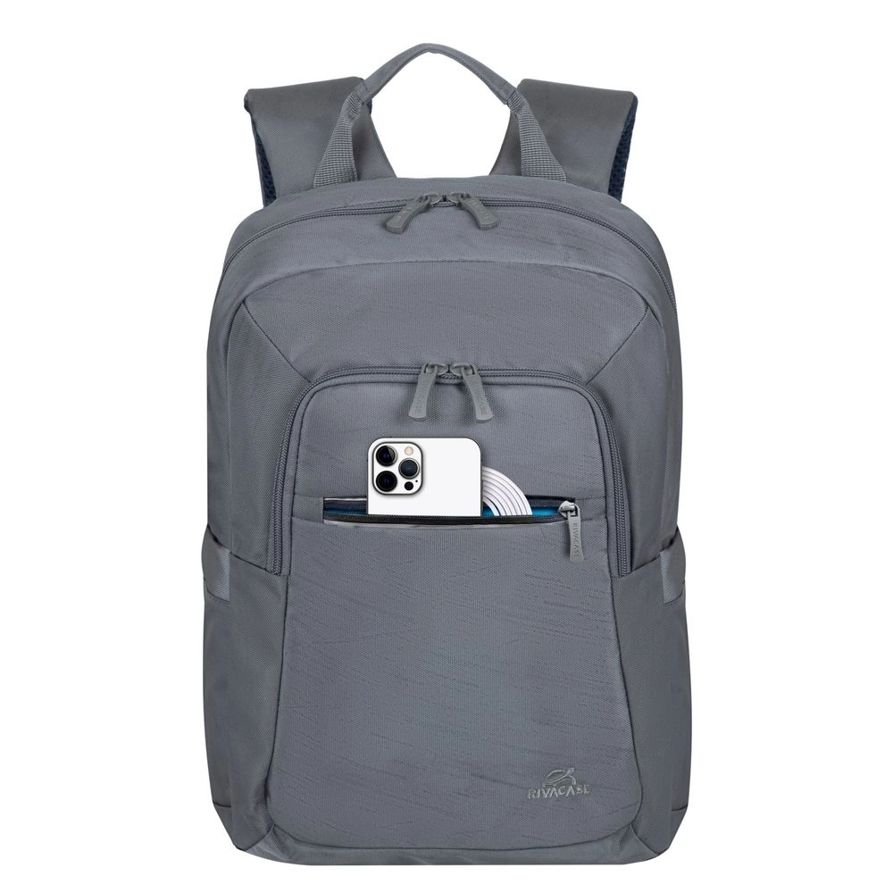 RIVACASE 7523 серый рюкзак ECO для ноутбука 13,3-14