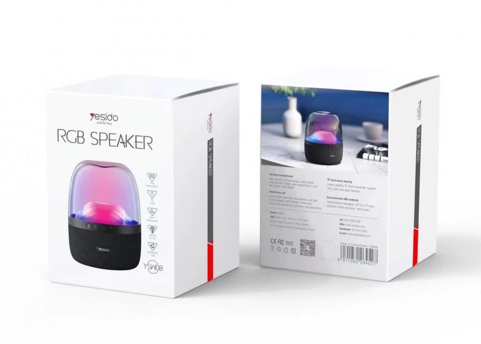 YESIDO YSW08 LED Light RGB Bluetooth kolonkasi O'zbekistonda