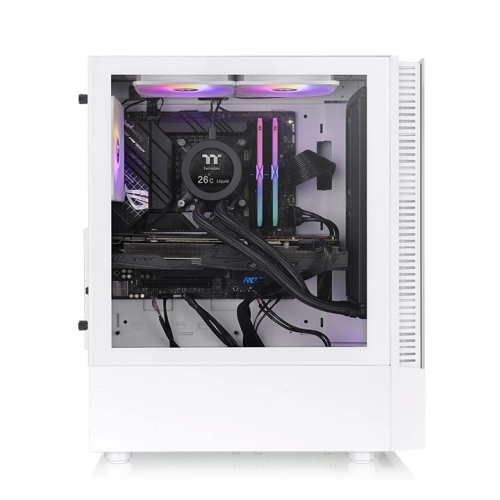 Thermaltake View 200 TG ARG CA-1X3-00M6WN-00 kompyuter korpusi Snow O'zbekistonda