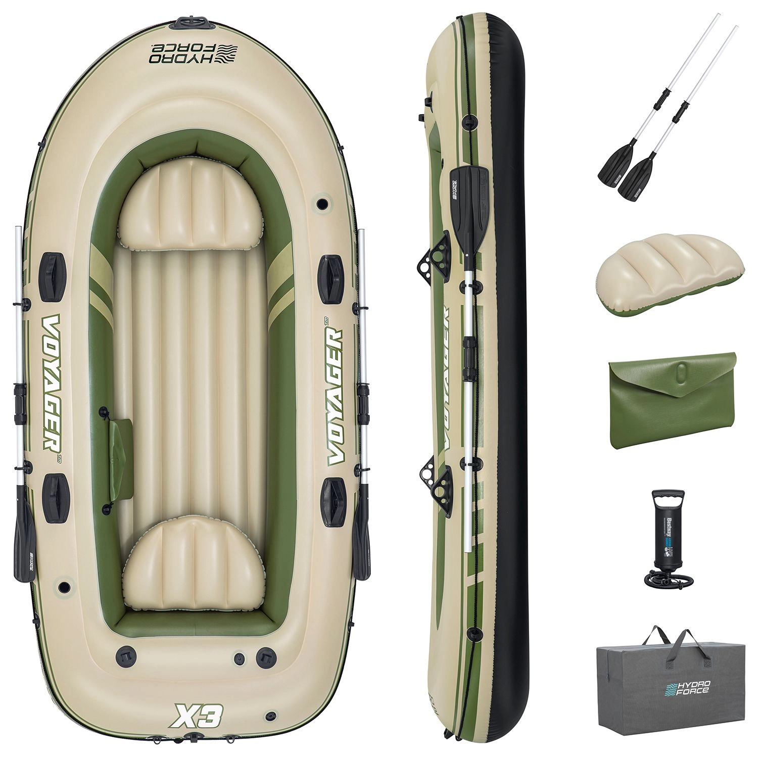 Shishiriladigan qayiq Bestway Hydro-Force Voyager X3 O'zbekistonda