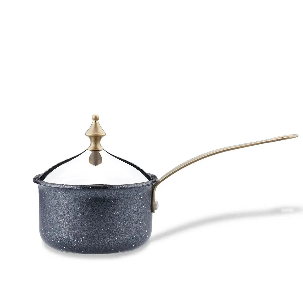 Korkmaz Hanedan 9 sm, zanglamaydigan po‘lat, PTFE yopishmaydigan qoplama, sous tovasi (A2971-1) , Black arzon