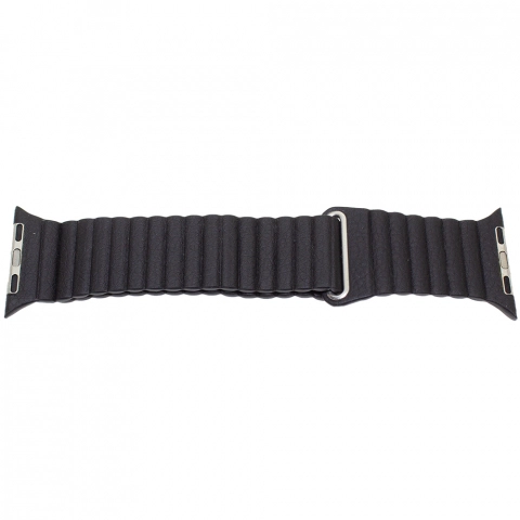 Apple Watch 42/44 mm uchun alkantara magnit tasmasi (Blue,White,Black,Yellow) arzon