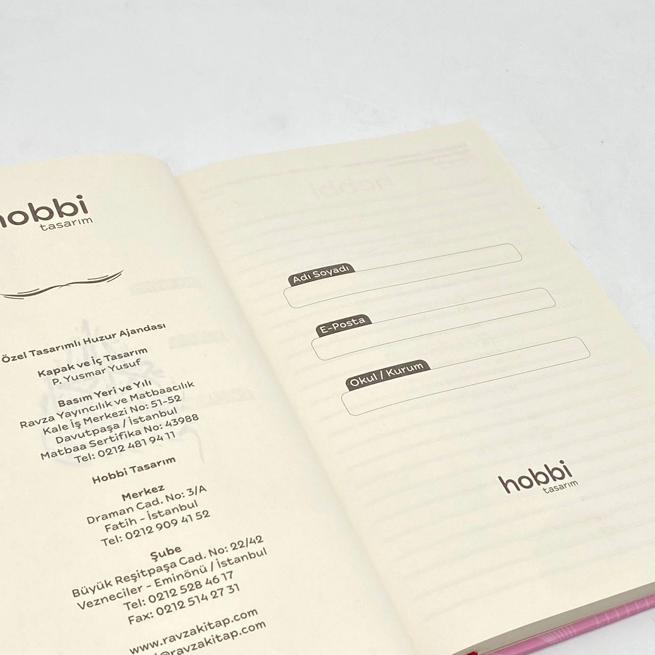 Kalbim Dua İstiyor Özel Tasarımlı Huzur Ajandası O'zbekistonda