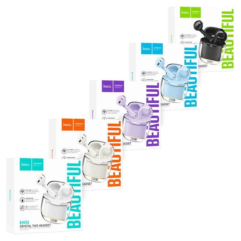 Беспроводные наушники Hoco EW52 Lilly молочный в Узбекистане